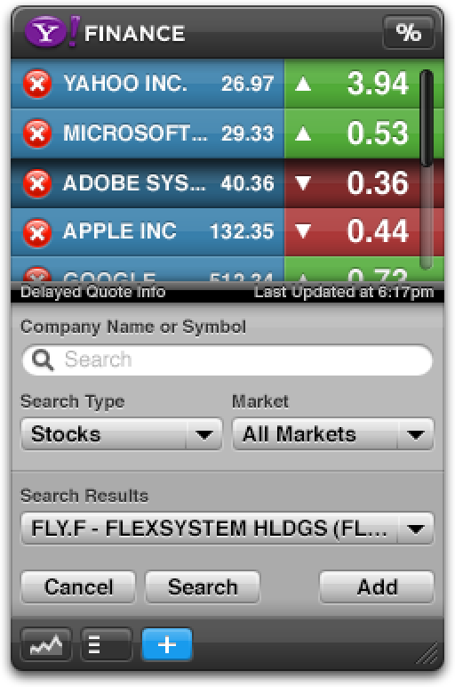 Yahoo Finance Stock Tracker - NoDataNoBusiness